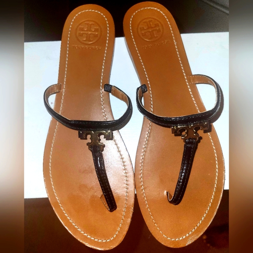 Tory Burch Patent Black